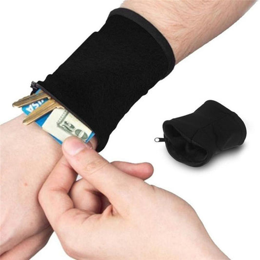 Zippered Fitness Wrist Pouch